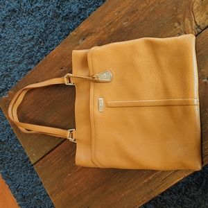Cole Haan Carmel leather tote